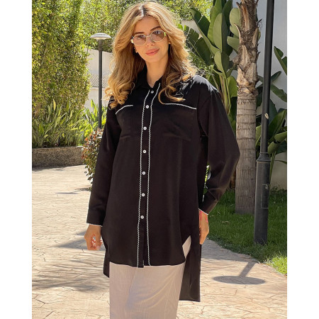 Chemise en crepe de soie