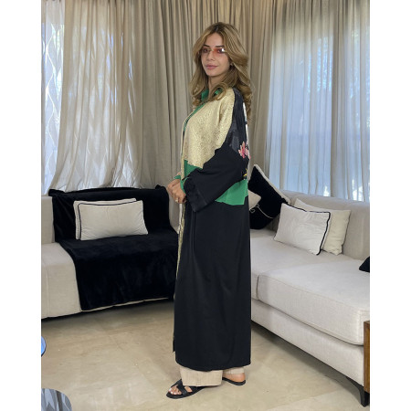 Kimono en crepe de soie