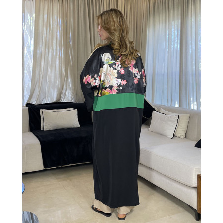Kimono en crepe de soie