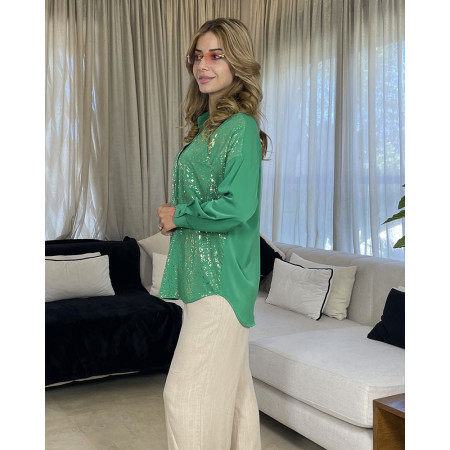 Chemise en crepe de soie