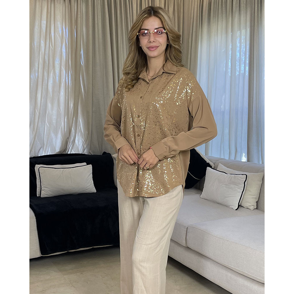 Chemise en crepe de soie