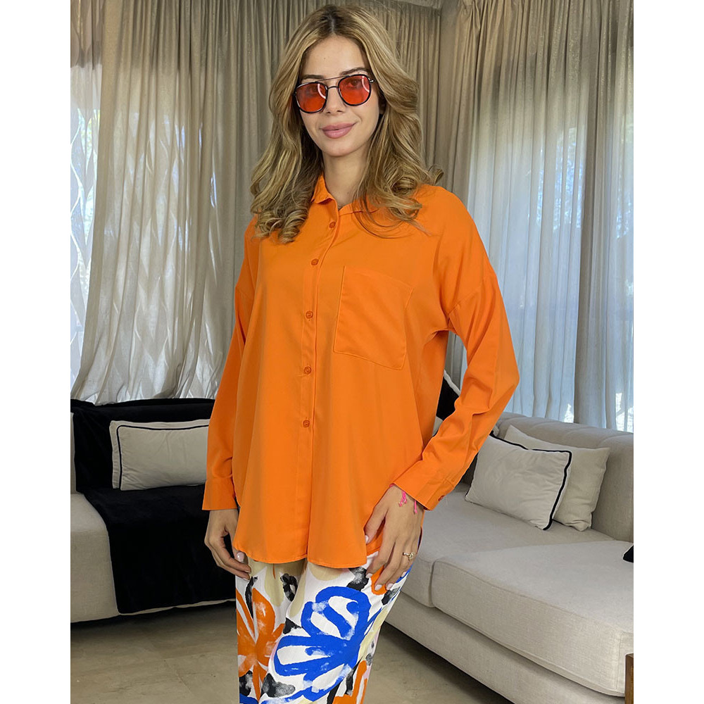 Chemise en crepe de soie