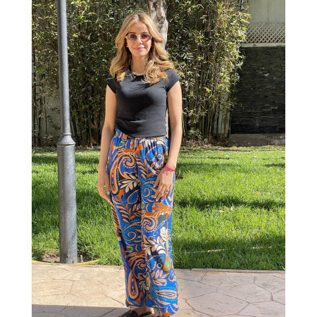 Pantalon en crepe