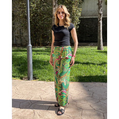 Pantalon en crepe