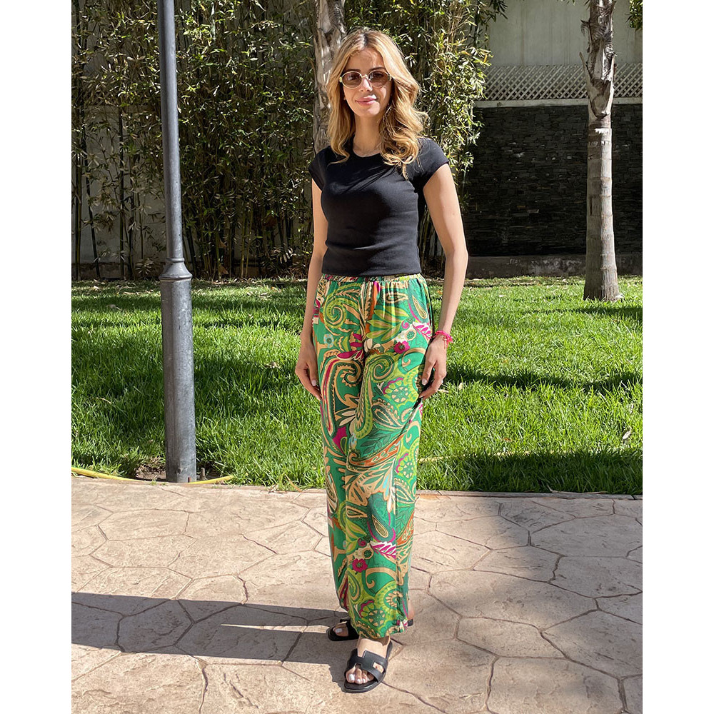 Pantalon en crepe