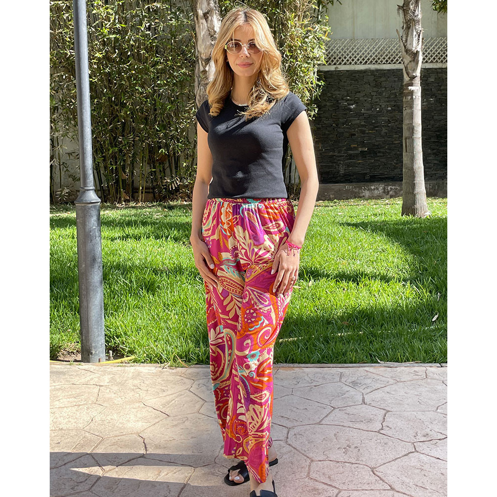 Pantalon en crepe