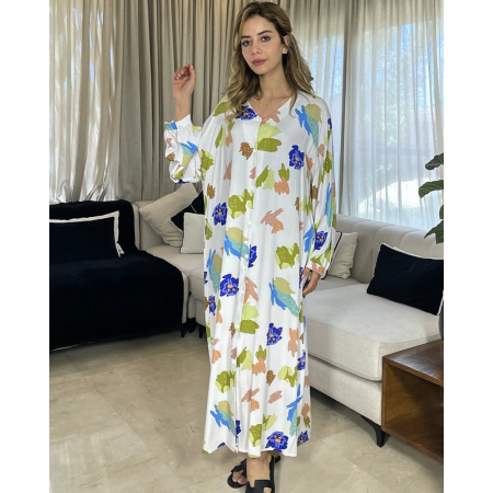 Chemise robe en crepe
