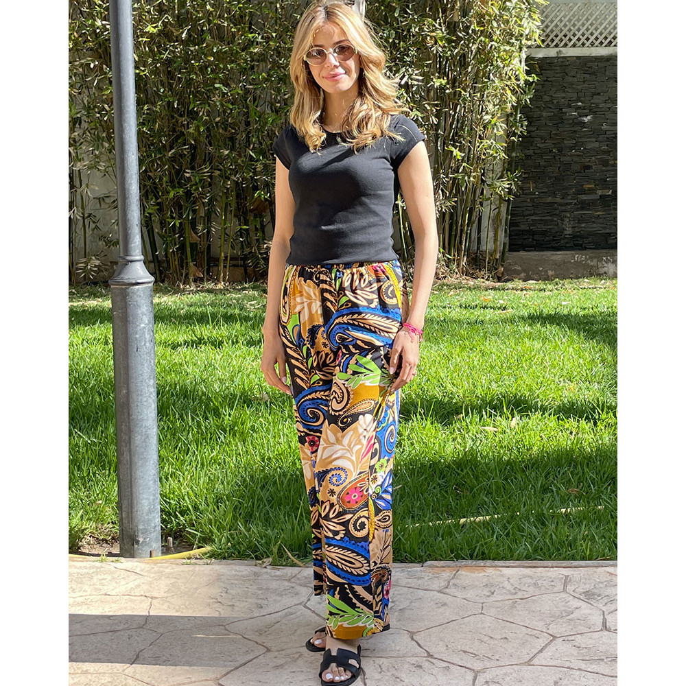 Pantalon en crepe