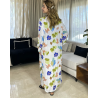 Chemise robe en crepe