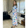 Chemise robe en crepe