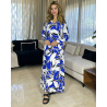 Chemise robe en crepe