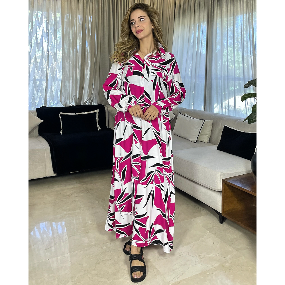 Chemise robe en crepe