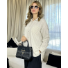 Chemise en lin avec poche brodé