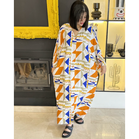 Chemise robe en lin