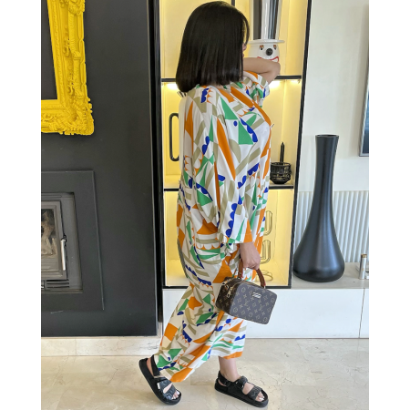Chemise robe en lin
