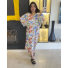 Chemise robe en lin