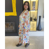 Chemise robe en lin