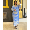 Chemise robe en crepe