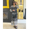 Chemise robe en crepe