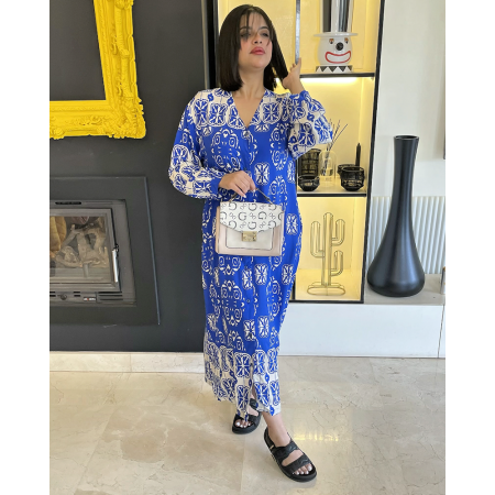 Chemise robe en crepe