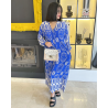 Chemise robe en crepe
