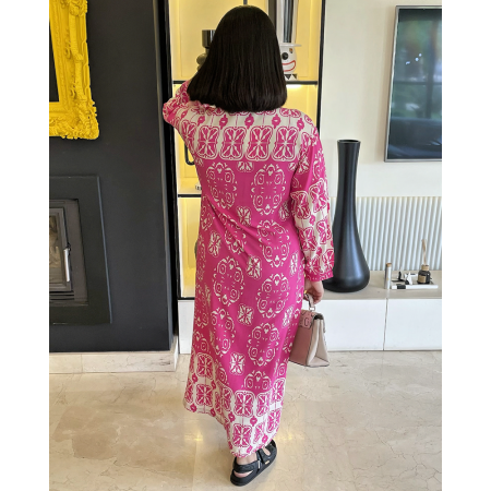 Chemise robe en crepe