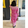 Chemise robe en crepe