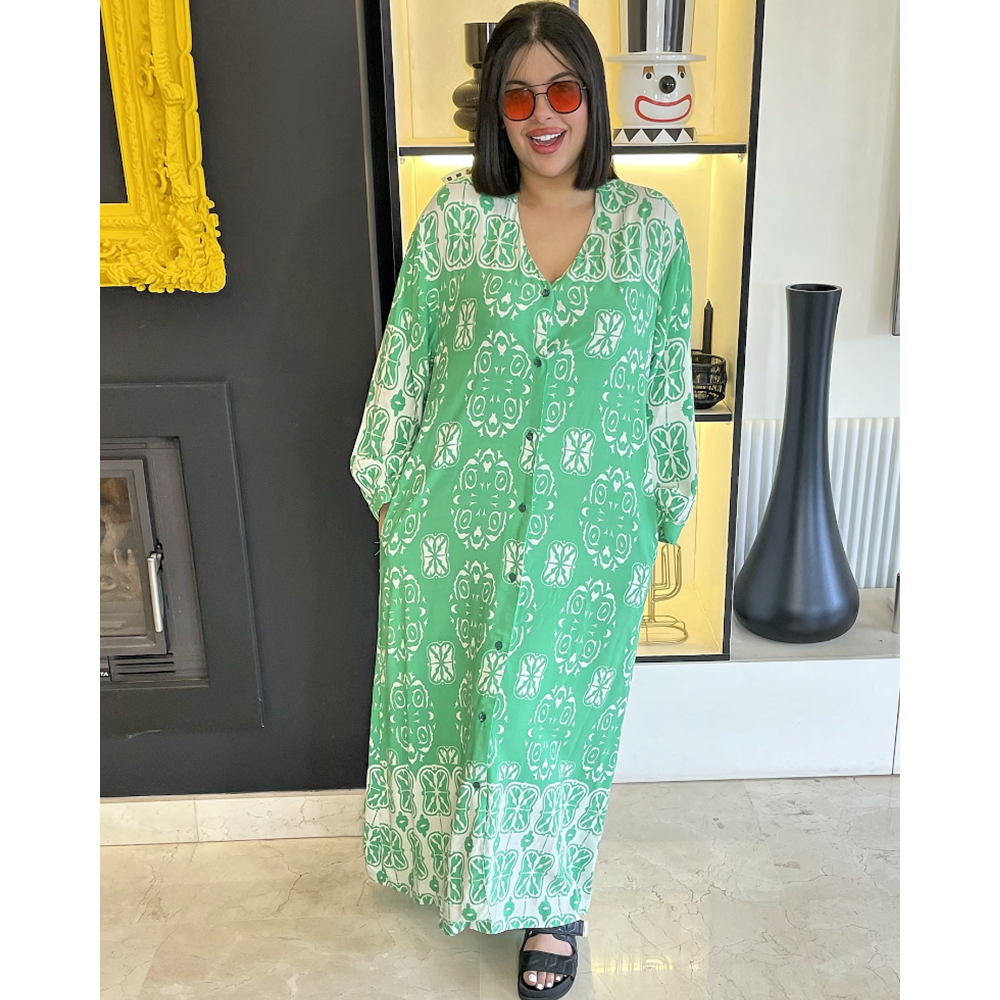 Chemise robe en crepe