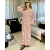 Chemise robe en crepe