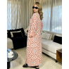 Chemise robe en crepe