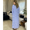 Chemise robe en crepe
