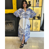 Chemise robe en lin