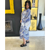 Chemise robe en lin