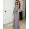 Gandoura avec plum en strass
