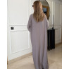 Gandoura avec plum en strass