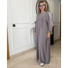 Gandoura avec plum en strass