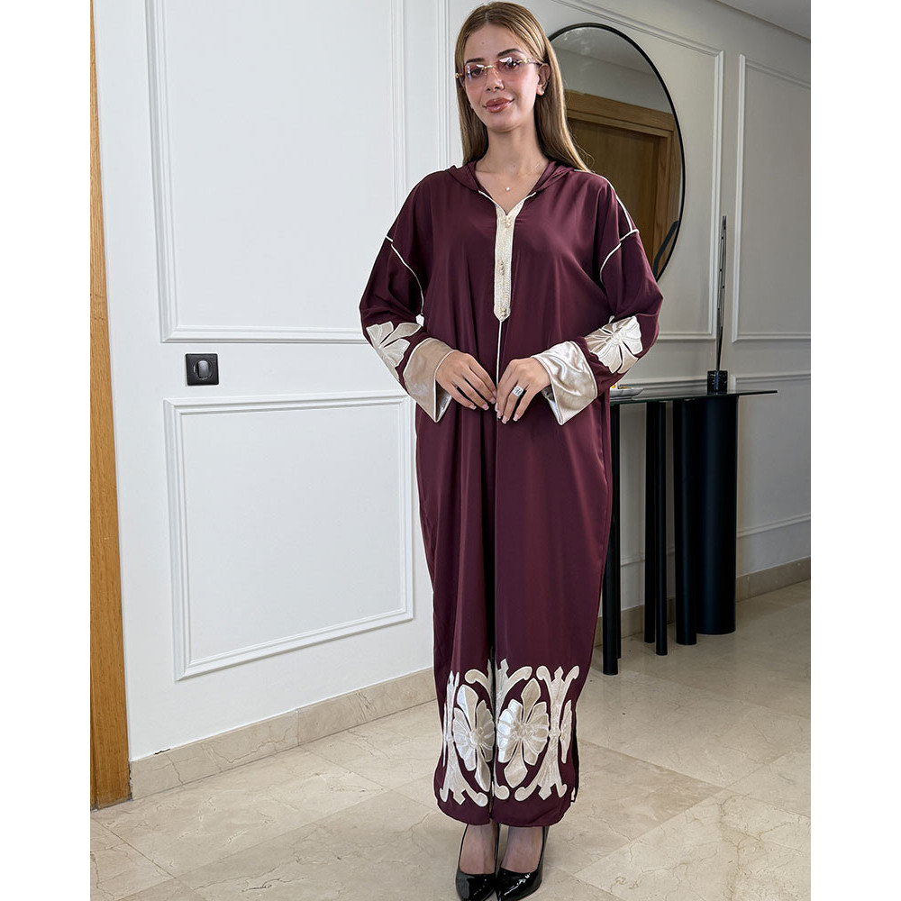 Djellaba en crepe