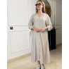 Chemise robe en lin
