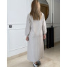 Chemise robe en lin