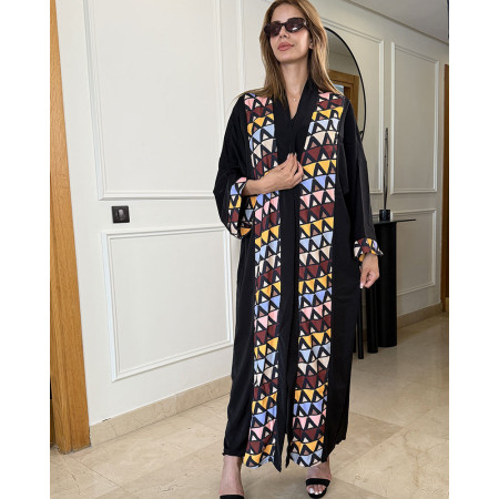 Kimono en crepe de soie