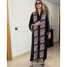 Kimono en crepe de soie