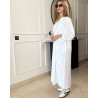 Chemise robe en lin