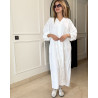 Chemise robe en lin