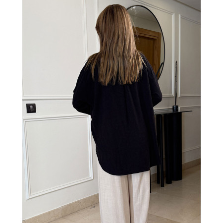 Chemise over size en lin