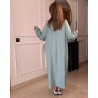 Chemise robe en lin