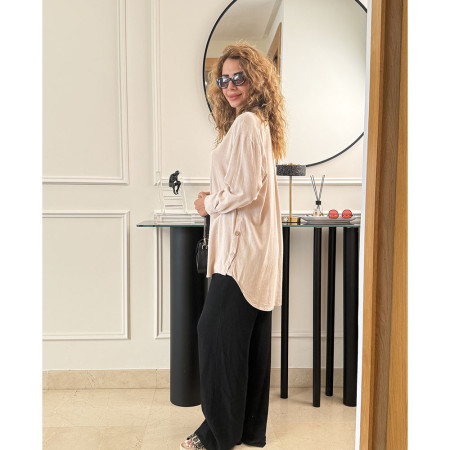 Chemise over size en lin