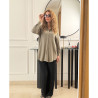 Chemise over size en lin