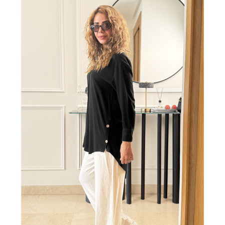 Chemise over size en lin