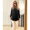 Chemise over size en lin