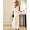 Chemise robe brodée